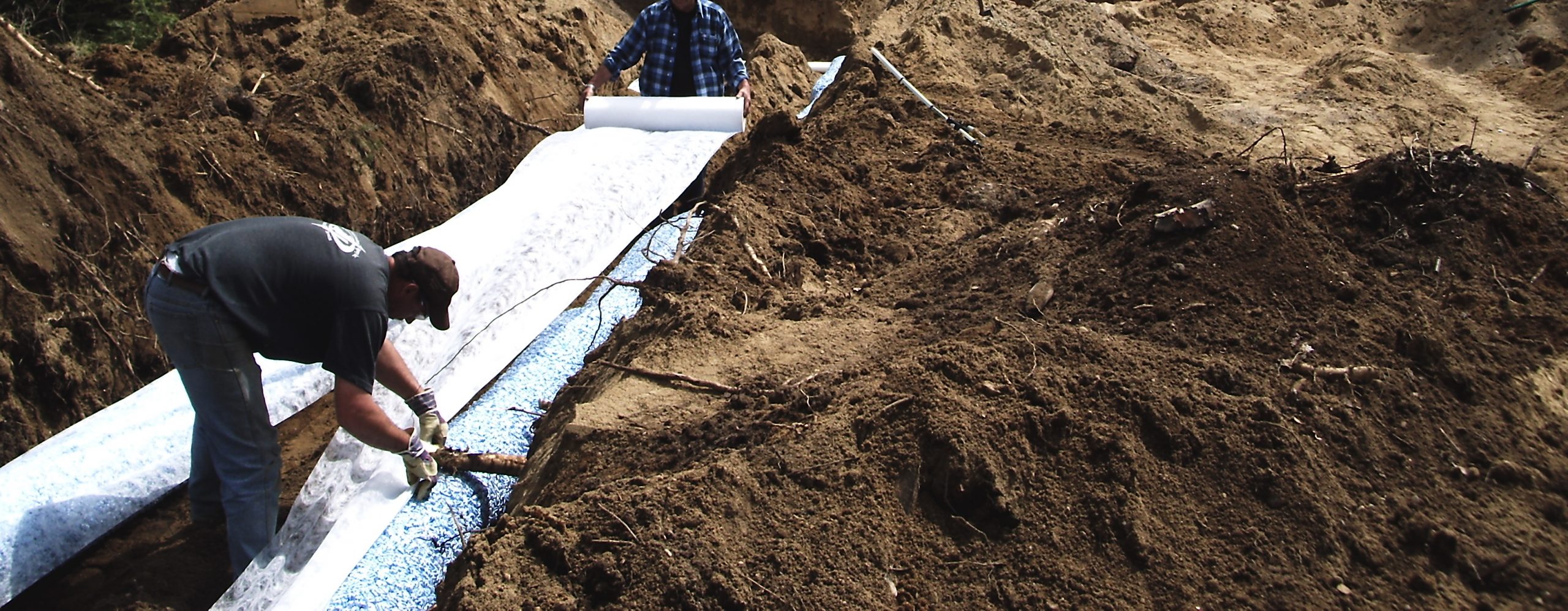 Installation of EZ Flow Wastewater Management by Contact Canadian Shield Consultants Agency